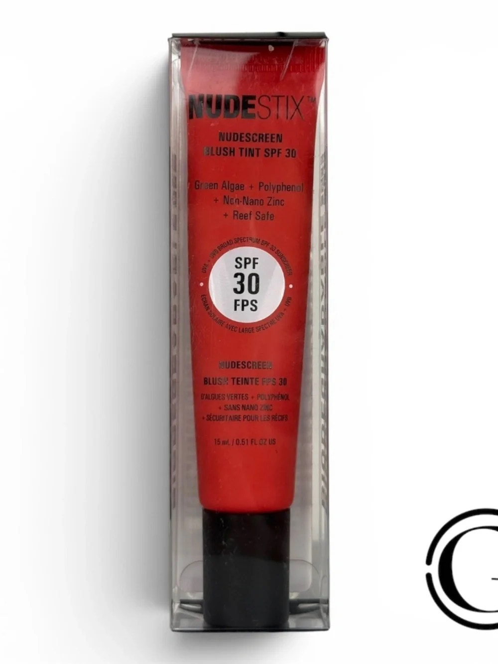NUDESTIX ~ NUDESCREEN BLUSH TINT SPF 30 ~ STRAWBERRY SUNBURST ~ 0.51 OZ